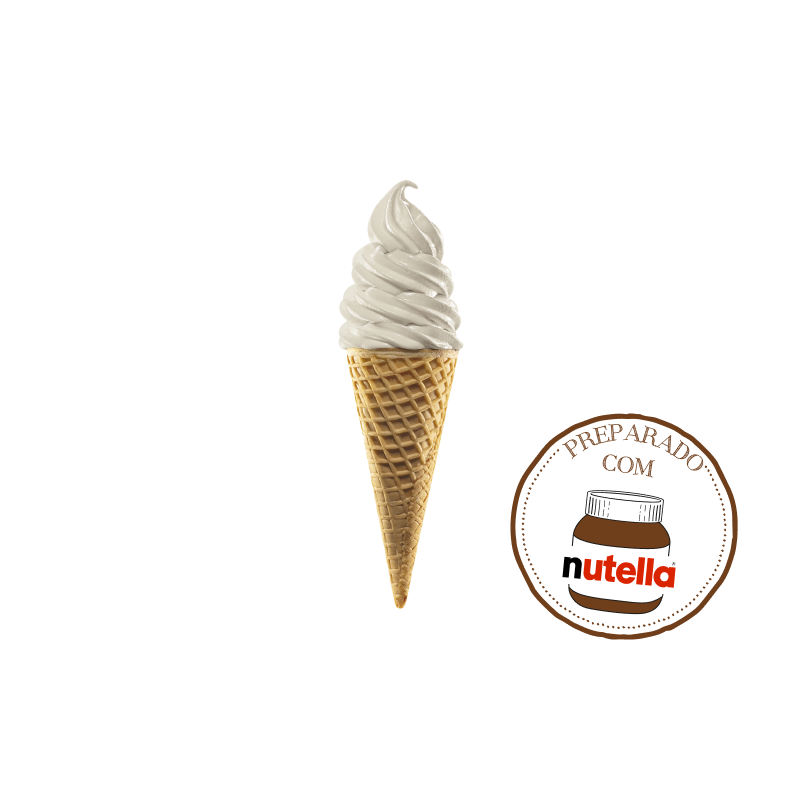 Casquinha Recheada com Nutella